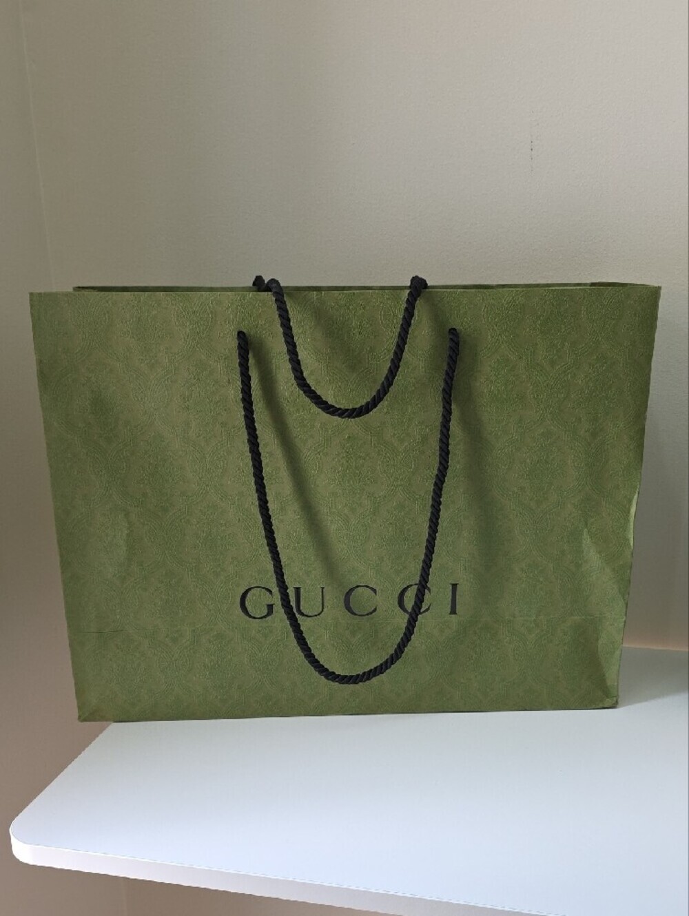 Gucci Blondie NM Handle Black Leather Bag With Gold Accents.  NWT - Picture 7 of 15